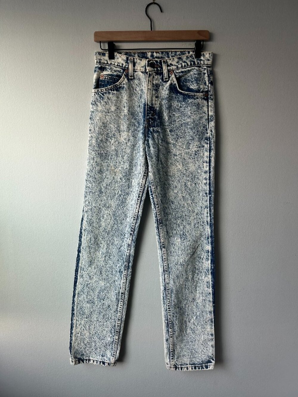 Vintage 80s Levi’s 505 Acid Wash Jeans Made in USA W29 L32